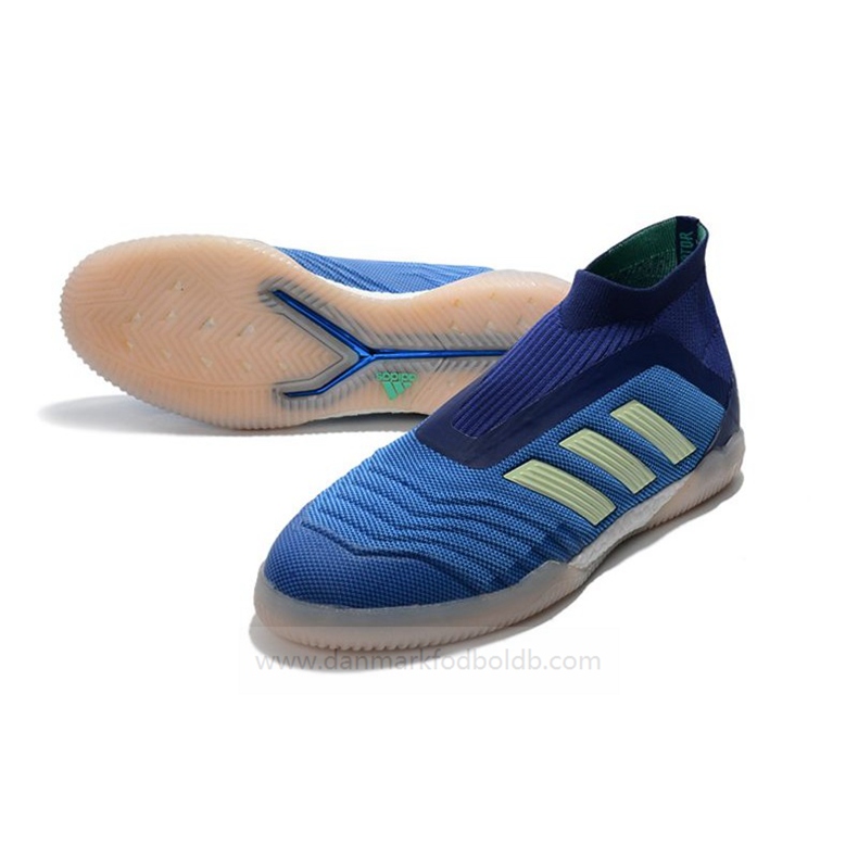 Adidas Predator Tango 18+ IC Fodboldstøvler Herre – Blå Hvid